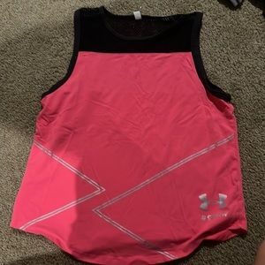 pink Youth XL under armour tank top